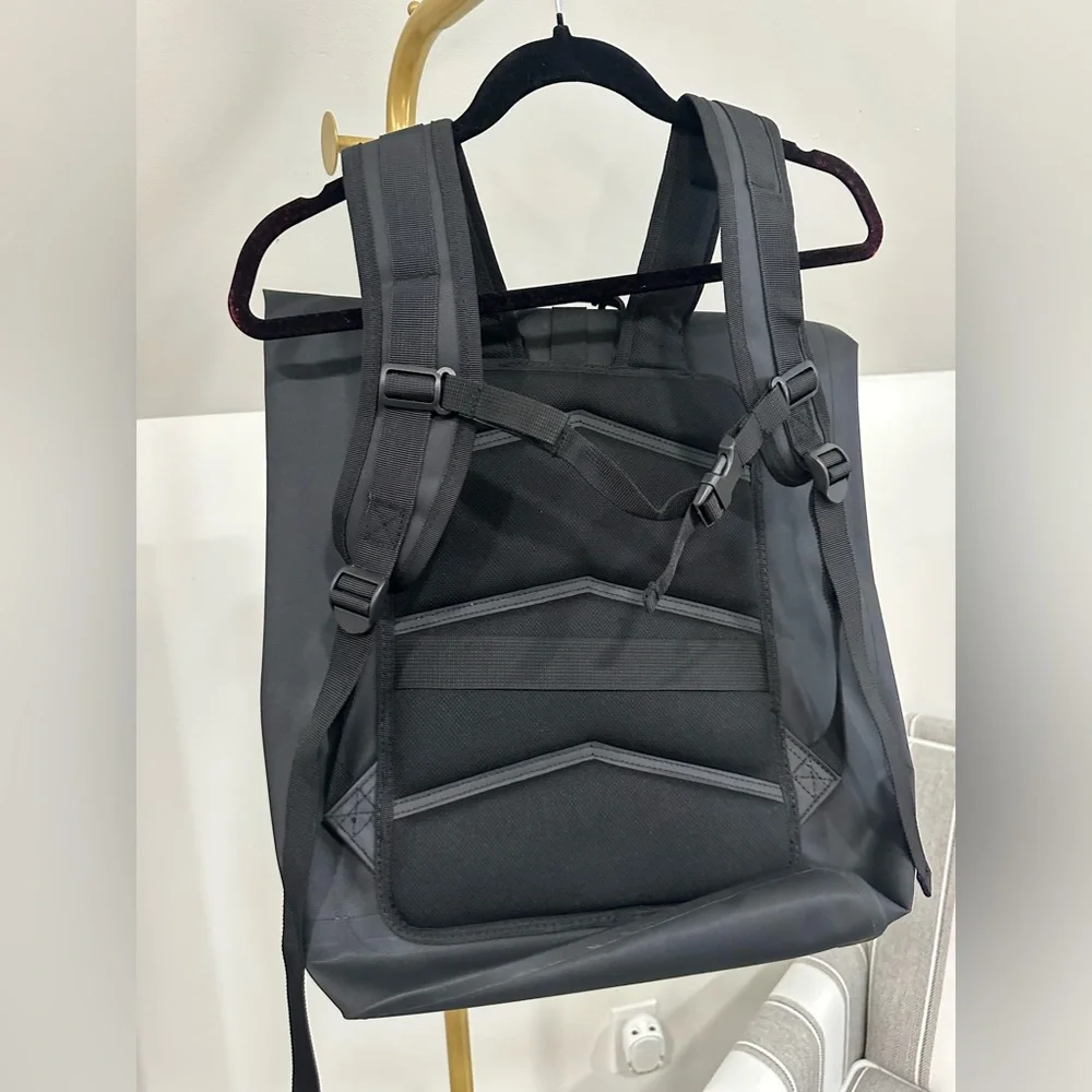 GOT BAG. Black Roll-Top Backpack - Weatherproof Everyday Pack